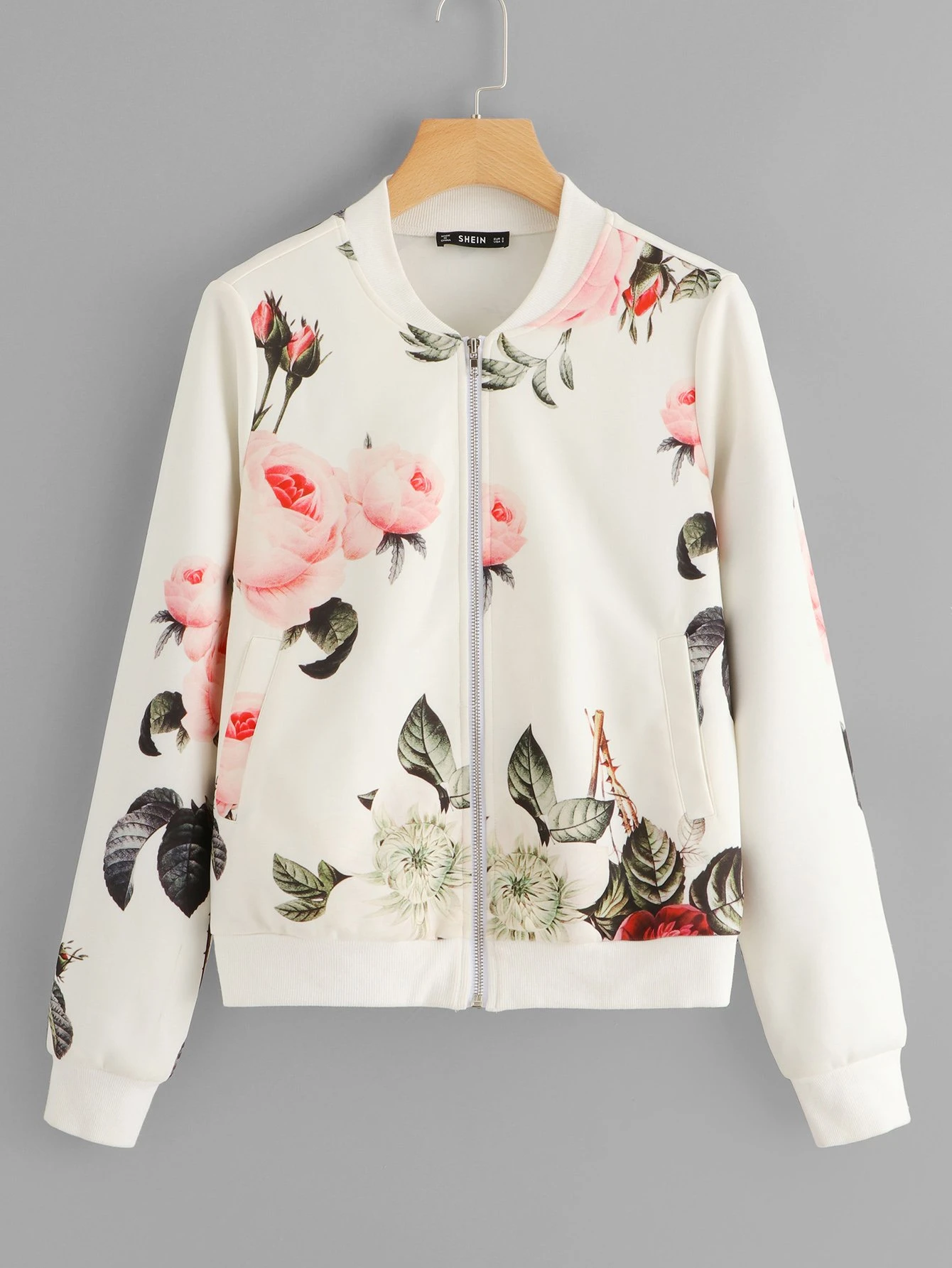 weiße jacke mit blumenmuster weiße jacke mit blumenmuster