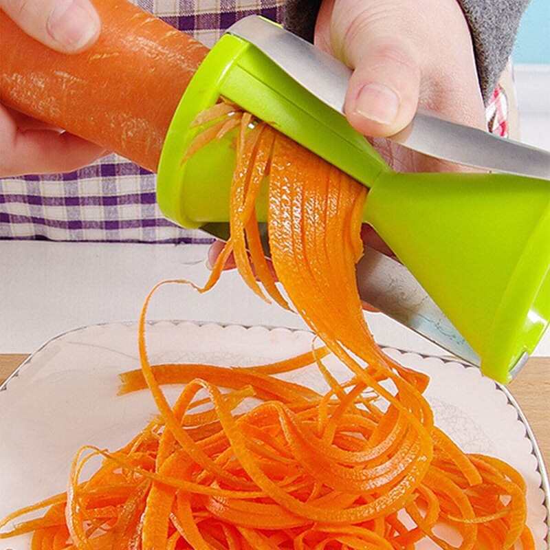 

Hourglass Shaped Rotatable Grater, Green