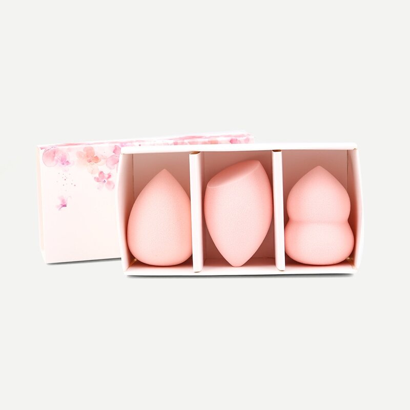 

Multi Shaped Makeup Puff 3pcs, Pink