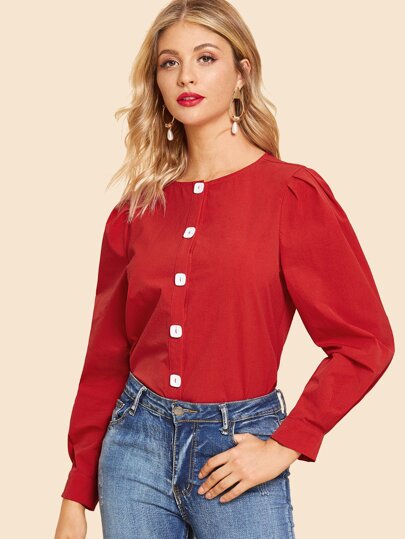 SHEIN Button Up Shirt for Sale 