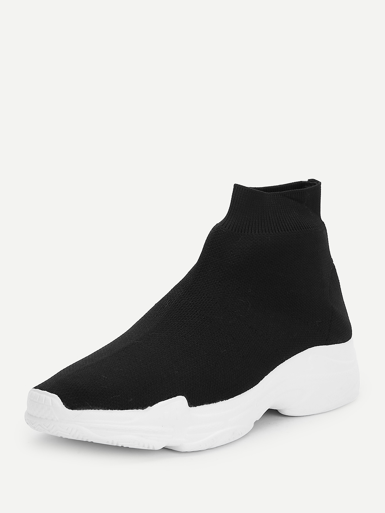 Zapatillas deportivas de botín tipo calcetín | Mode de Mujer | SHEIN España