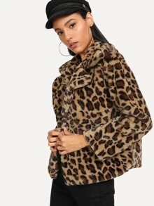 Waterfall Leopard Outerwear - Multicolor - View 3