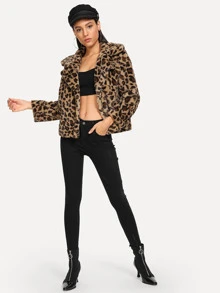 Waterfall Leopard Outerwear - Multicolor - View 5