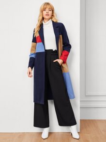 Cut and Sew Longline Coat