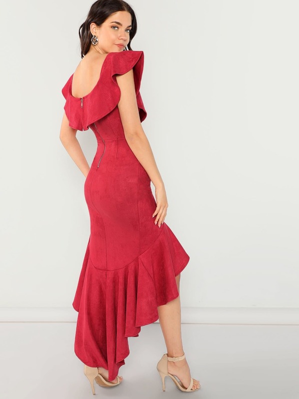 Ruffle Bodycon Dress