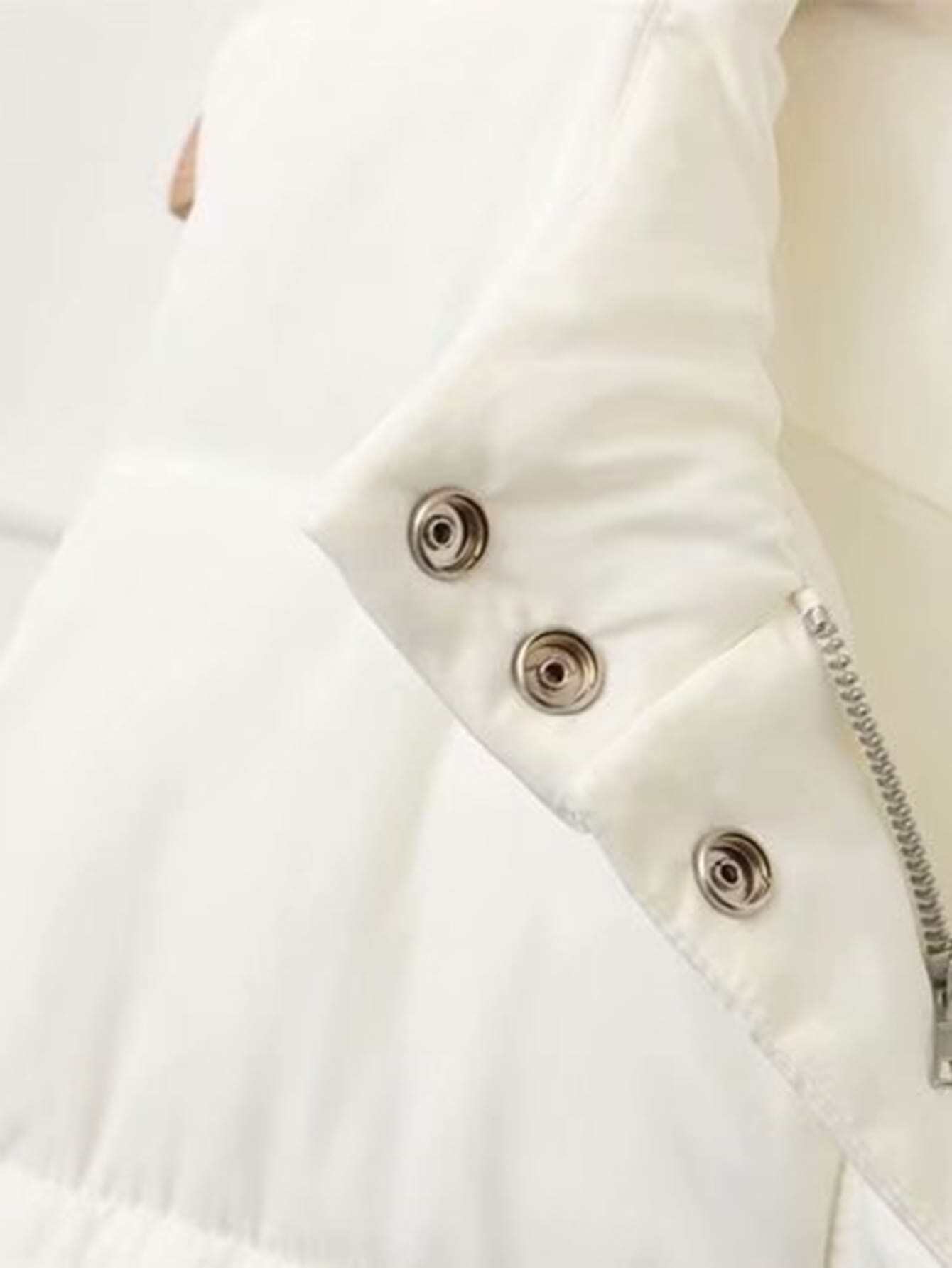 Chaleco acolchado con botones delanteros - grande | Mode de Mujer | SHEIN  España