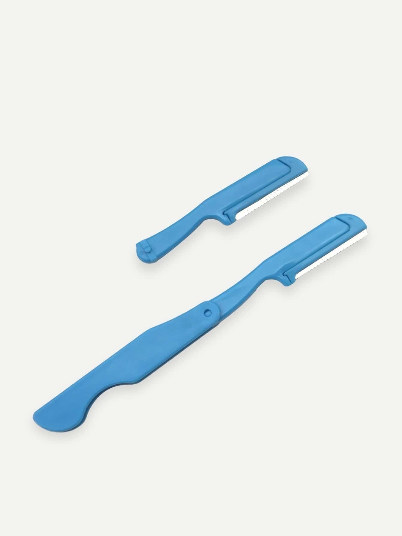 Folded Eyebrow Trimming Razor With 1 Blade