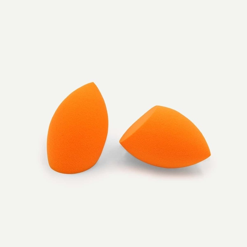 

Flat Edge Sponge 2pcs, Orange