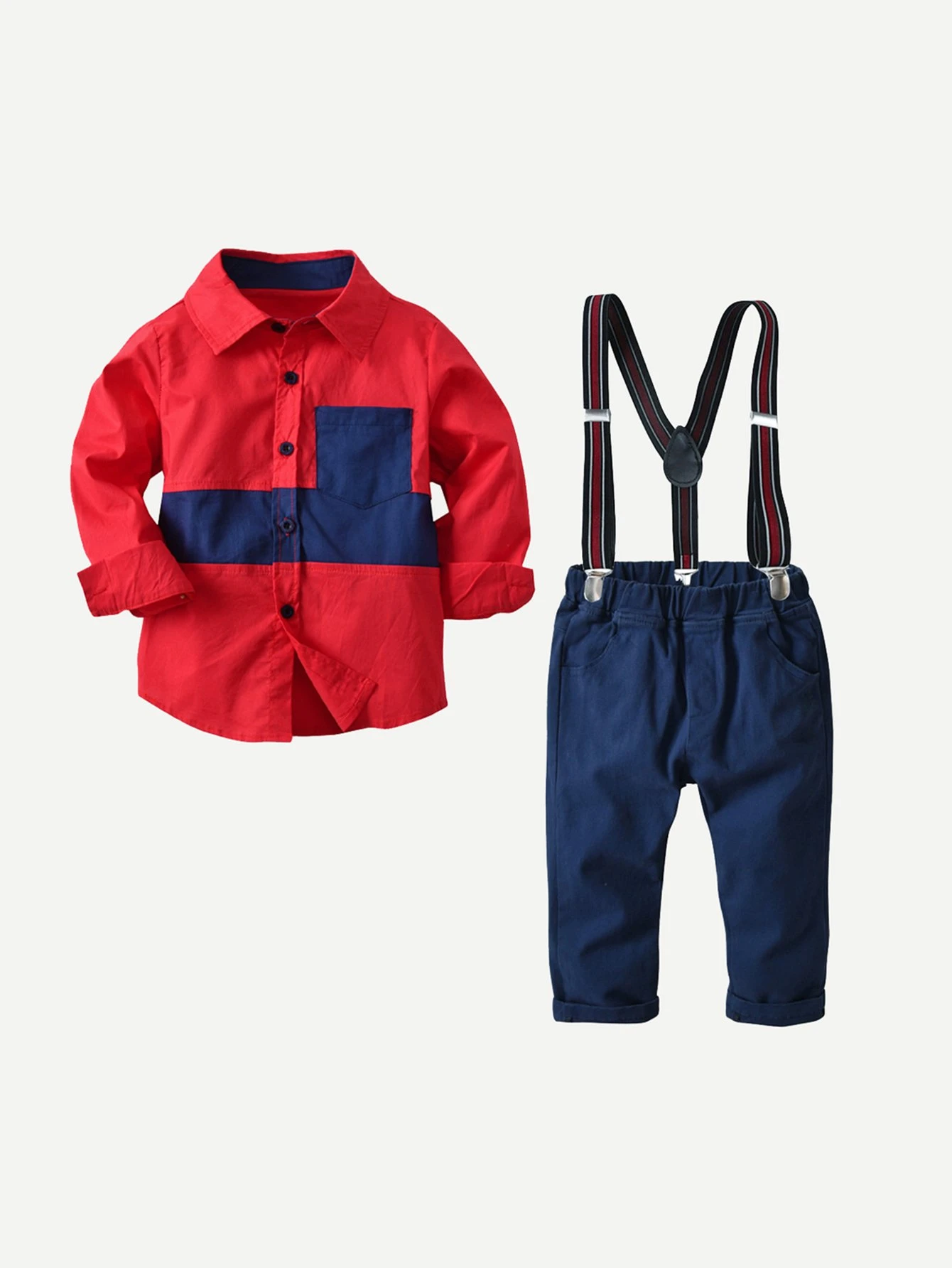 Es Esto Lo Nuevo de Blusa de niños pequeños de color block Es Esto Lo Nuevo de Blusa de niños pequeños de color block