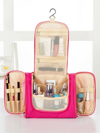 Bolso de almacenamiento cosmética impermeable con gancho