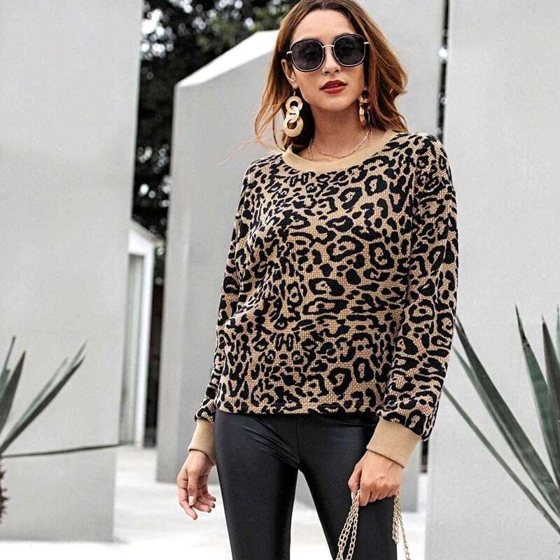 

Leopard Print Jumper, Multicolor