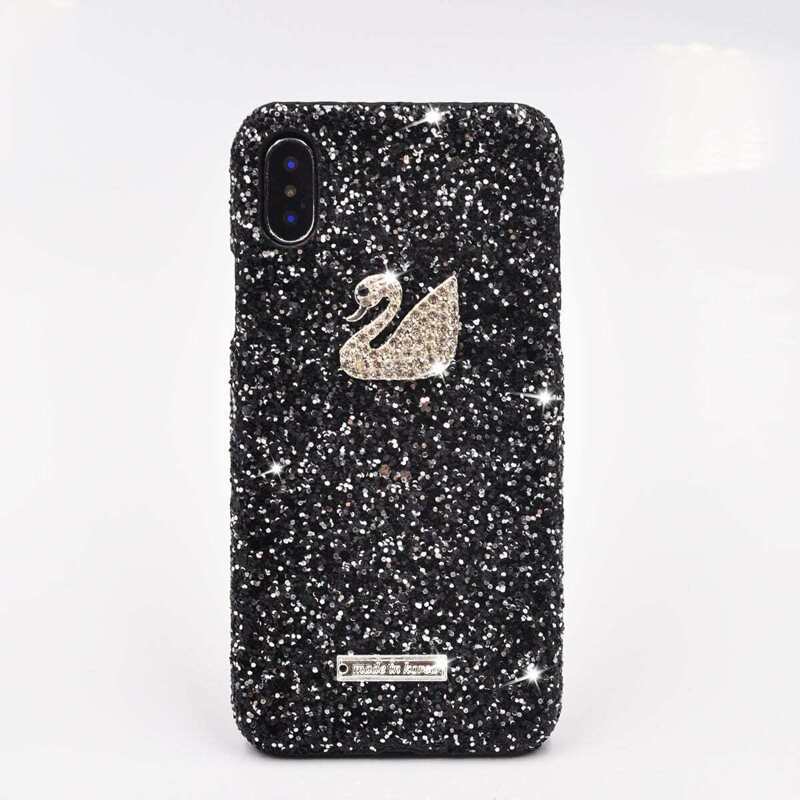 

Rhinestone iPhone Case, Black