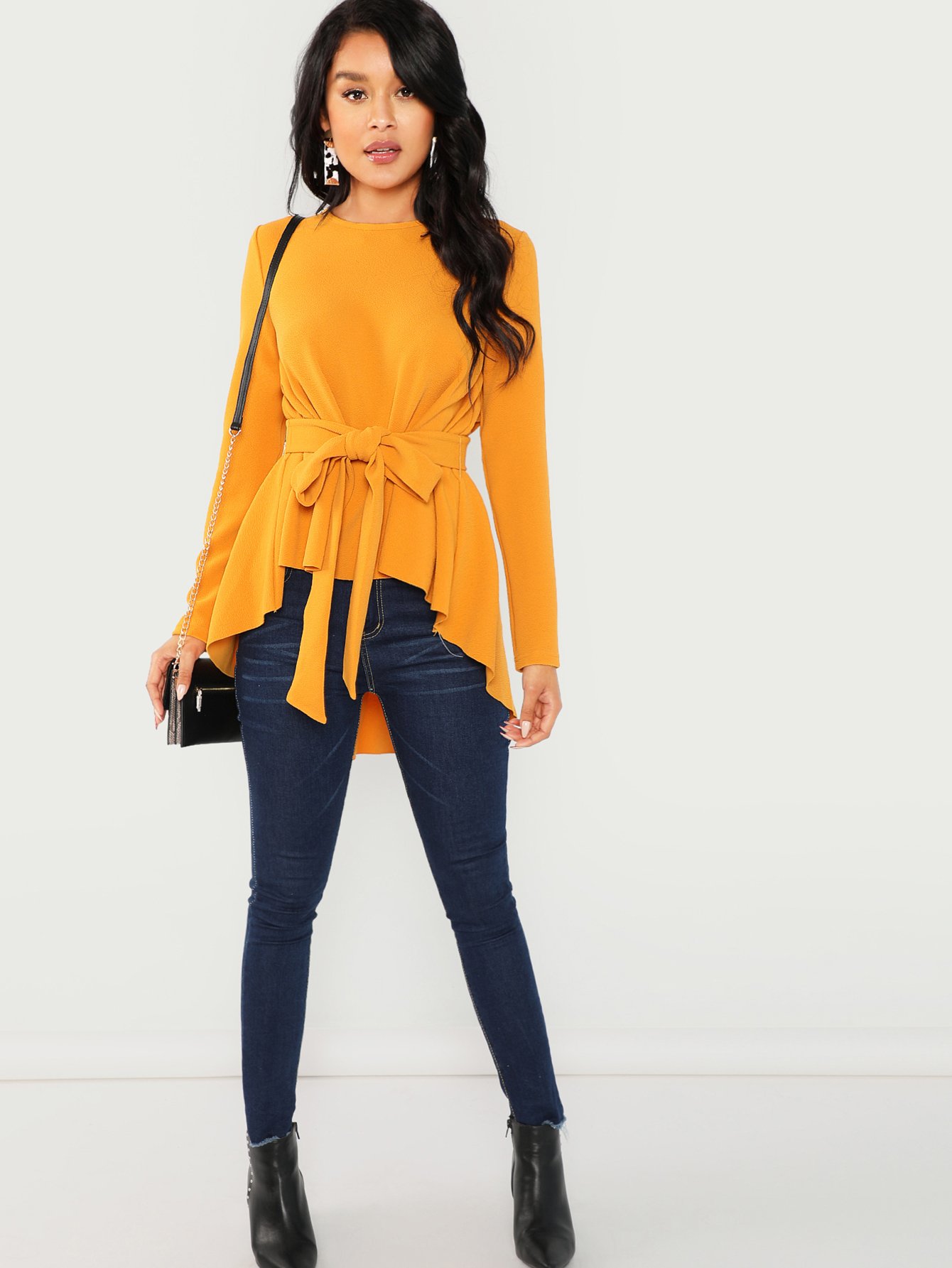 Unique Asymmetrical Hem Top - Carina main image 1