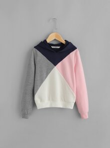 Girls Cut and Sew Hoodie