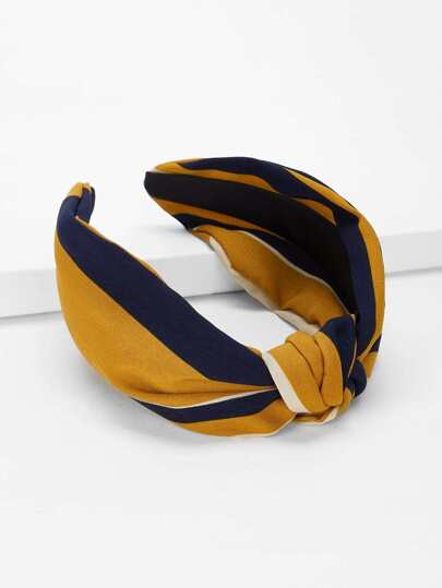 Knot Striped Headband