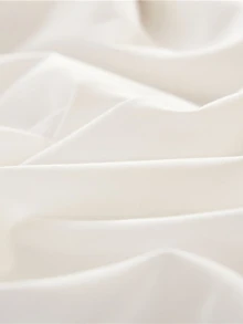 Solid Contrast Lace Sheet Set - White - View 4