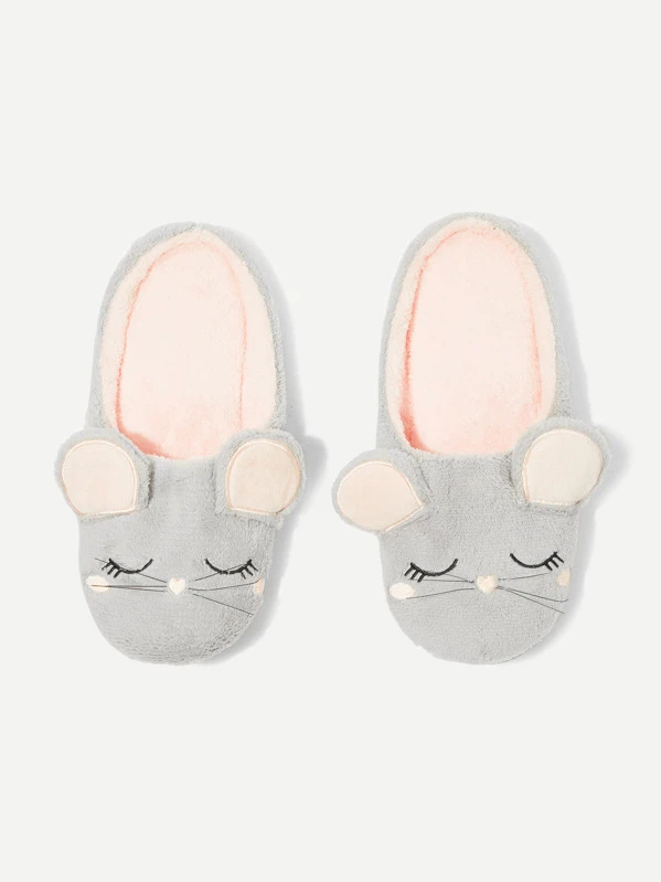 baby animal slippers