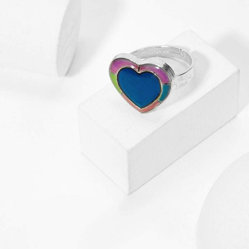 

Heart Decorated Ring 1pc, Multicolor