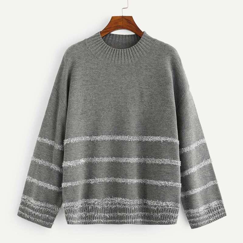 

Drop Shoulder Jumper, Grey
