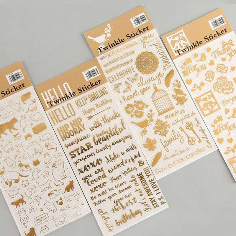 

Random Hot Stamping Flower Decal 4sheets
