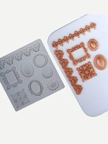 矽膠烘烤模具1pc - 白色 - 查看 4