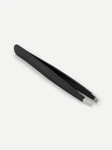 Stainless Steel Eyebrow Tweezers,Makeup,Cheap,Room Decor,Vanity,Travel,Bedroom,Makeup Accessories,Tweezers,Cheap,Stocking Stuffers,Makeup,Makeup Tools,Cheap Stuff,Gifts,Gifts For Women,Christmas Gifts - Black - View 1