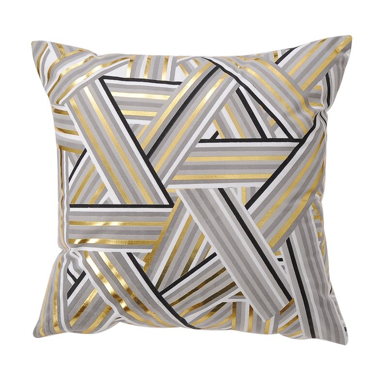 

Geometric Pattern Cushion Cover, Multicolor