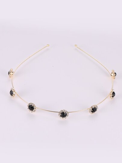 Rhinestone Decorated Headband