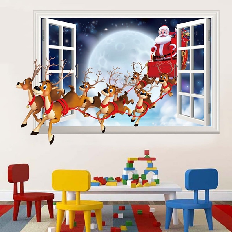 

Christmas Graphic Print Wall Sticker