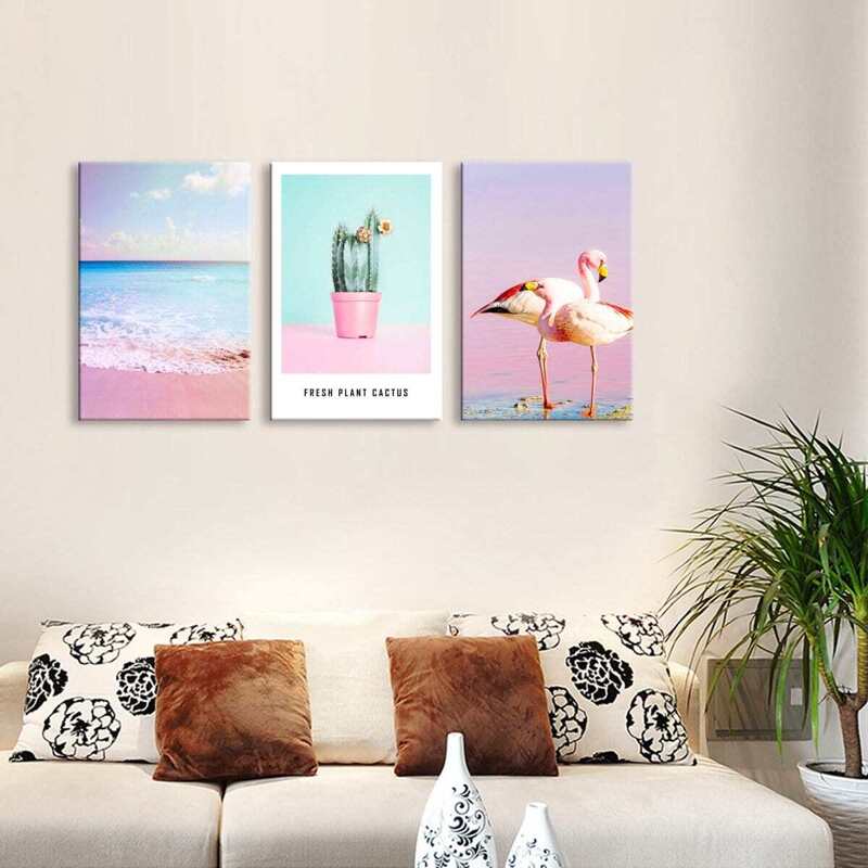 

Tropical Print Wall Art 3pcs, Multicolor