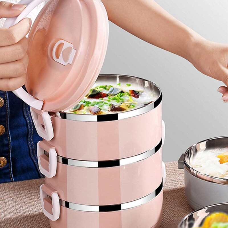 

3 Layer Stainless Steel Lunch Box