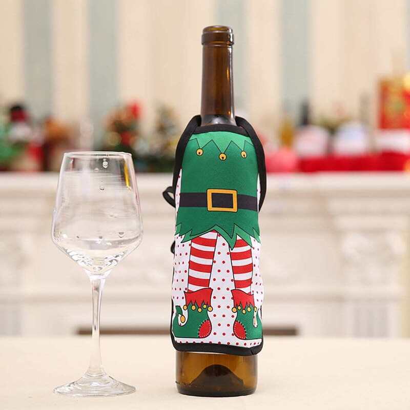 

Christmas Cartoon Bottle Cover, Multicolor