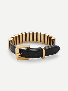 Buckle Design Bracelet 1pc - Multicolor - View 2