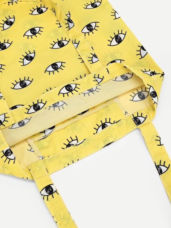 Bolsa de mano con estampado de ojo Bolsa de mano con estampado de ojo