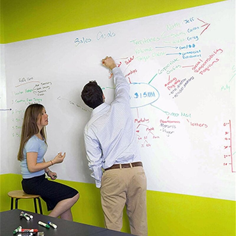 

Self Adhesive Whiteboard Sticker, Multicolor