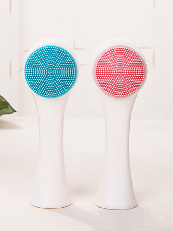 2 In 1 Face Cleansing Brush, 1pc Facial Cleansing Exfoliating Brush