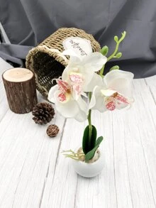 人造盆栽花卉 - 淡紫色 - 查看 2