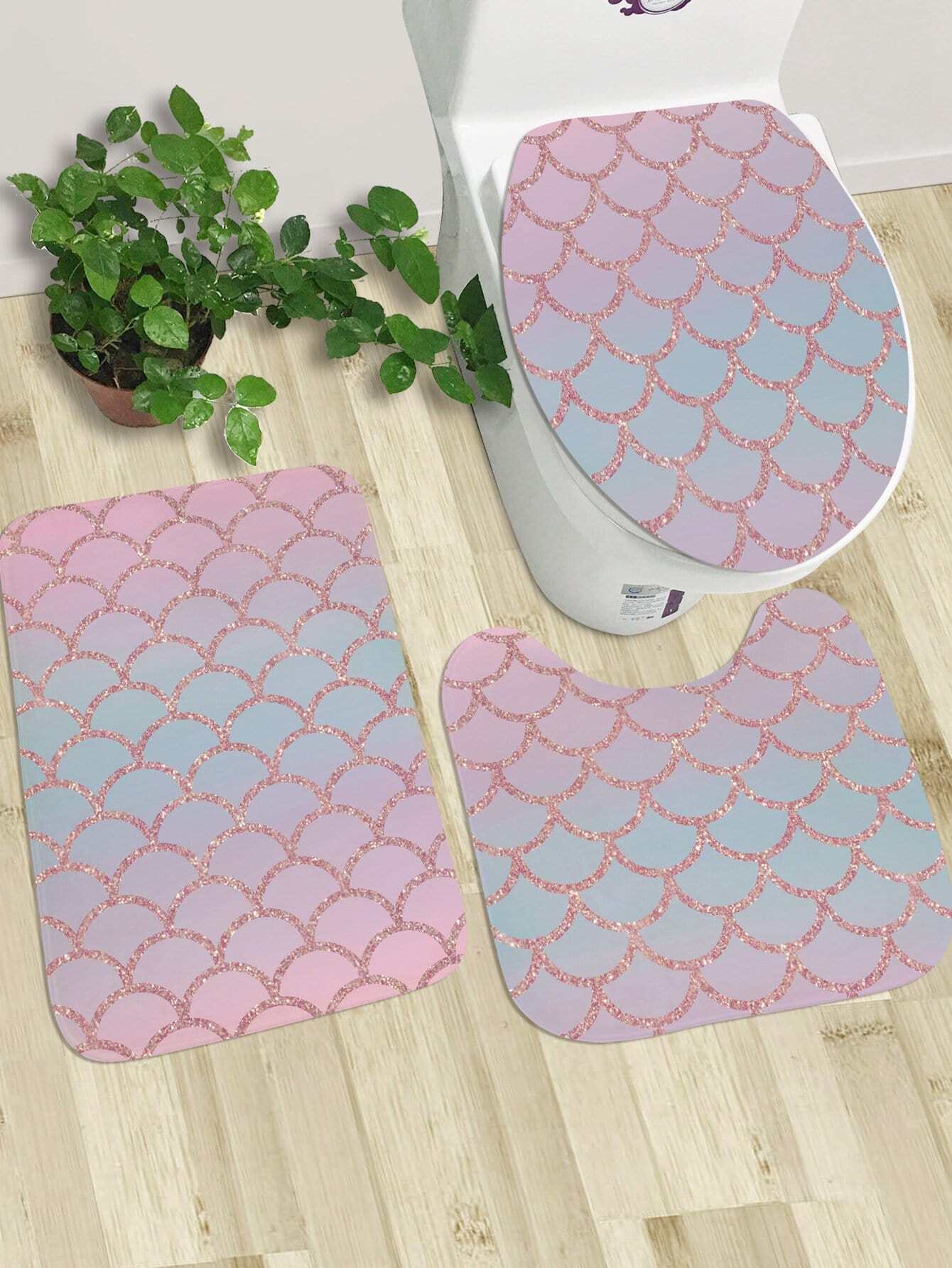 Toiletten Teppich Ideen | C3 Retro Dekor