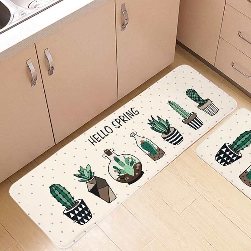 

Cactus Pattern Floor Mat, Multicolor
