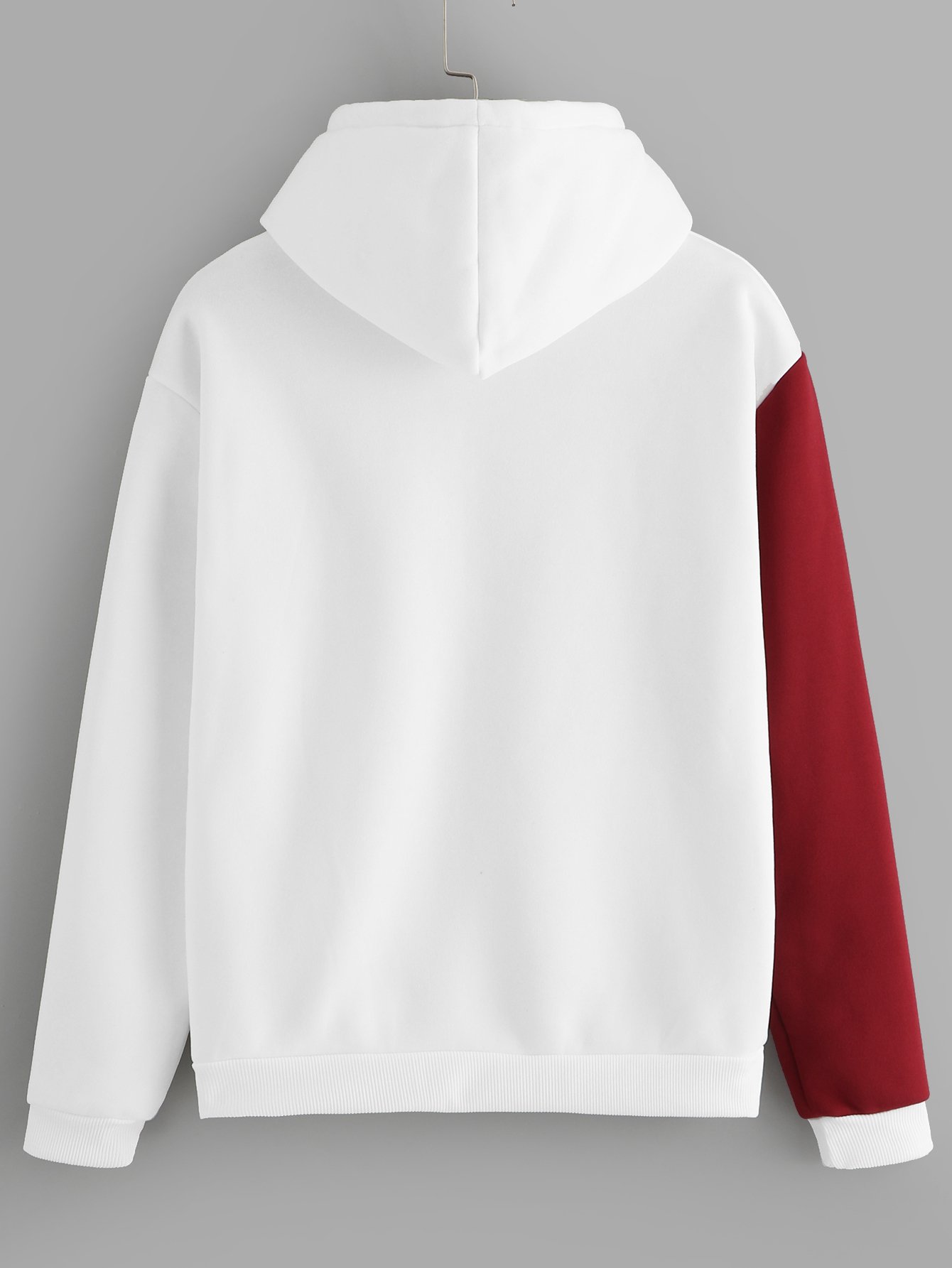 cut out drawstring hoodie