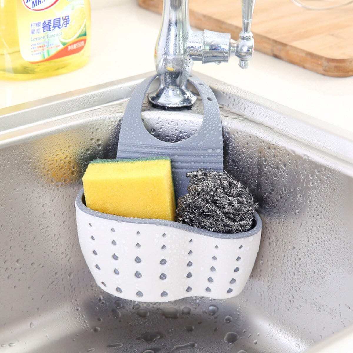 Регулируемый держатель для губки на смеситель dry rack. Органайзер для кухонных принадлежностей. Держатель для тряпки в раковину. Органайзер для раковины joseph joseph sink aid. Подставка для кухонной губки.