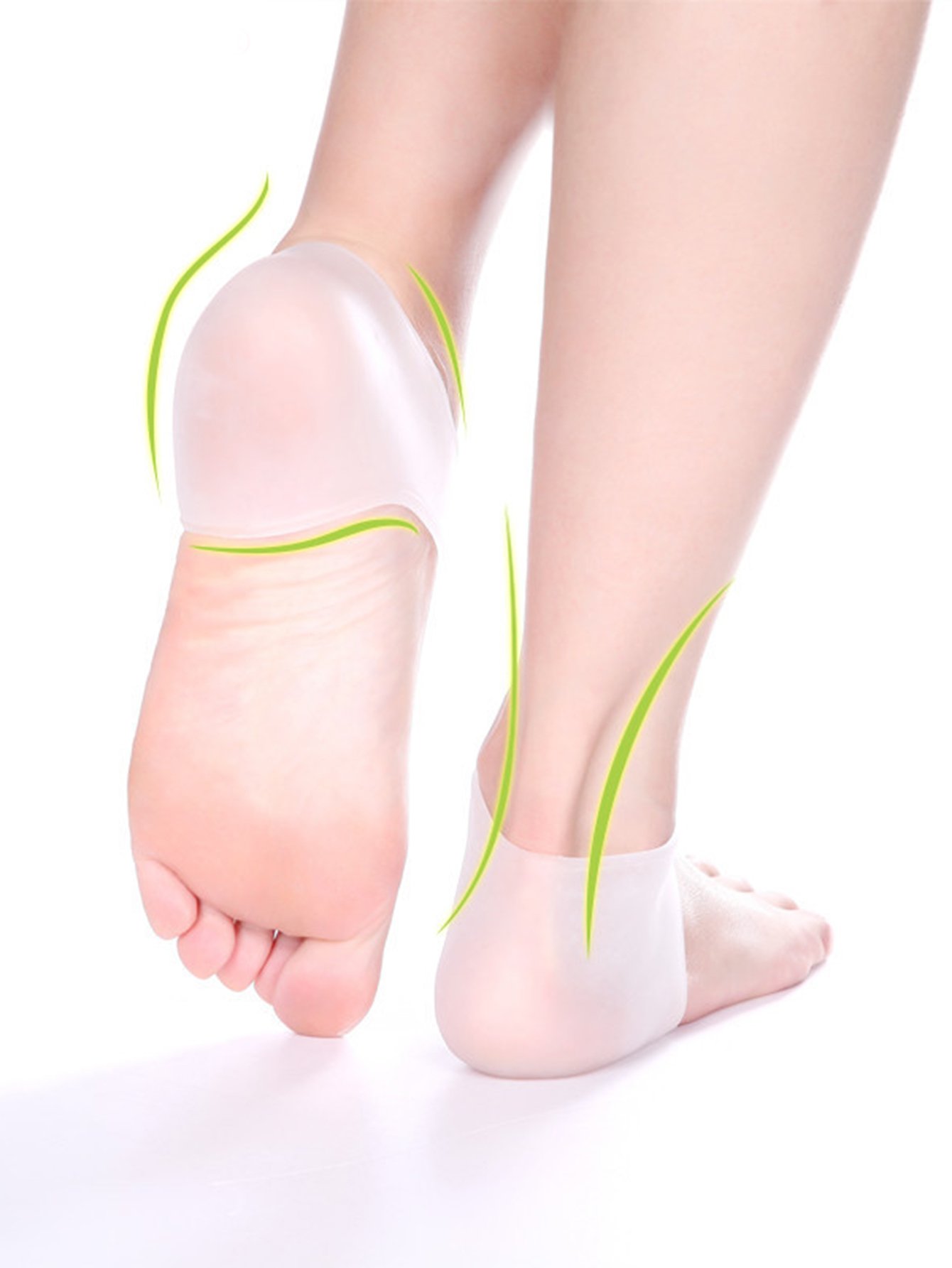 Silicone Gel Heel Protector 1pair ROMWE