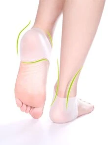 Protector de talones de silicona - Blanco - Ver 2