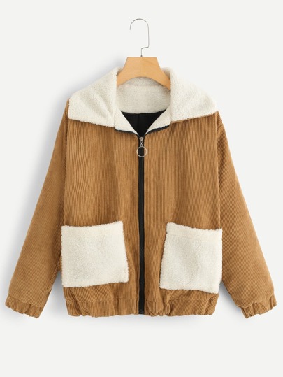 Zip Up Corduroy Jacket pictures