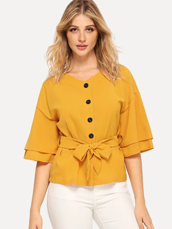 belted blouses