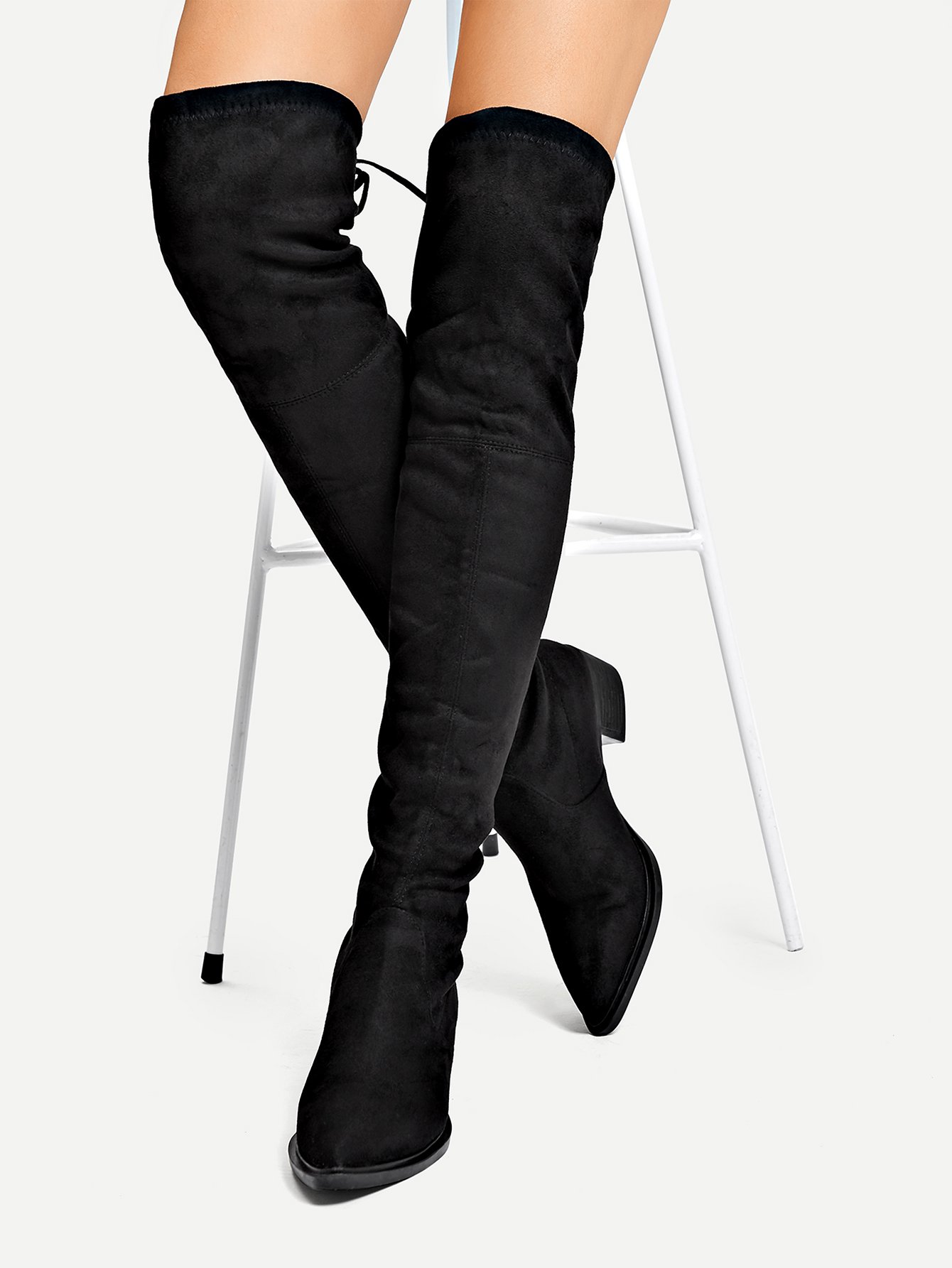 Suede Over The Knee Boots