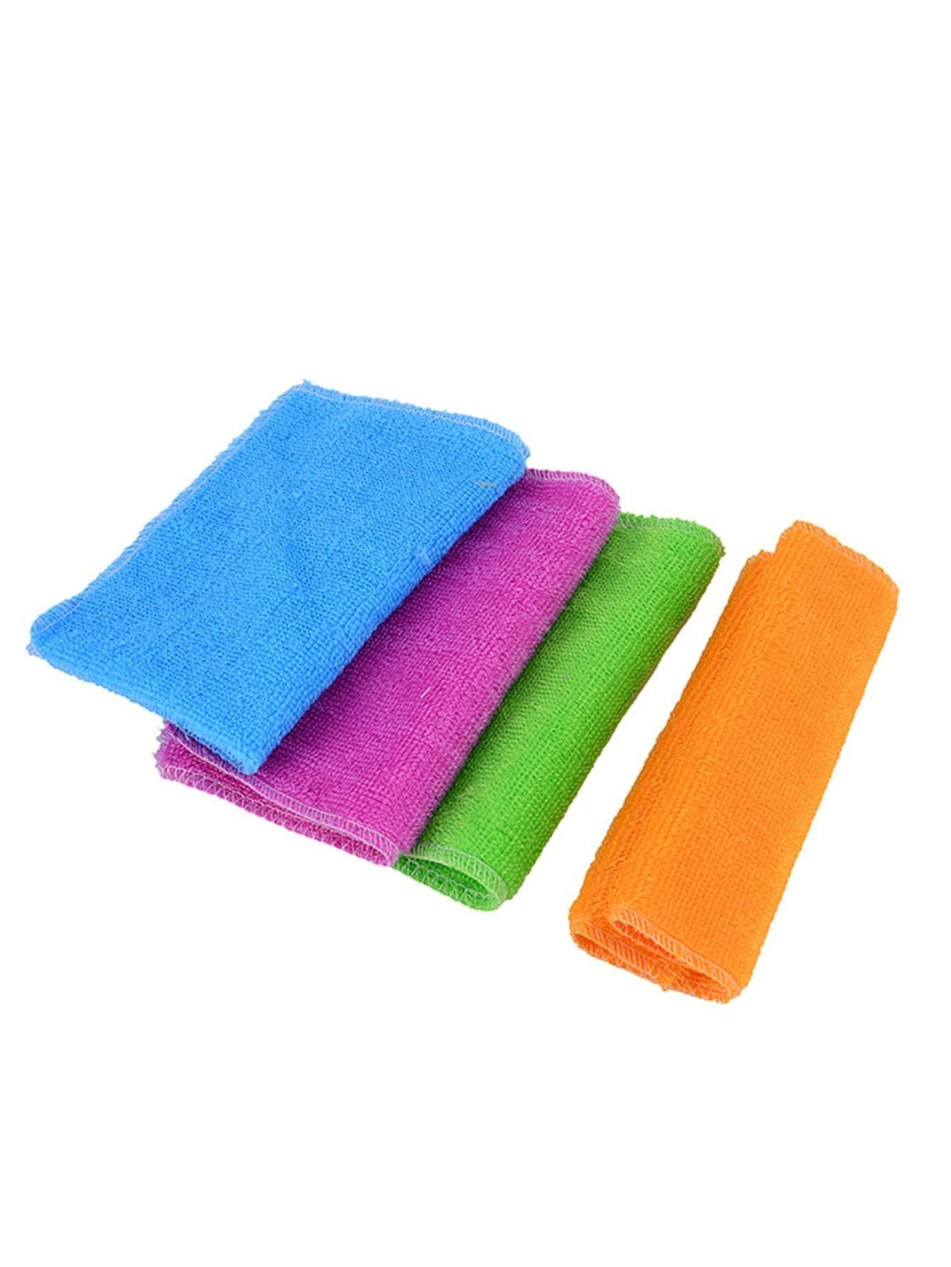 random color dishcloth 4pcs