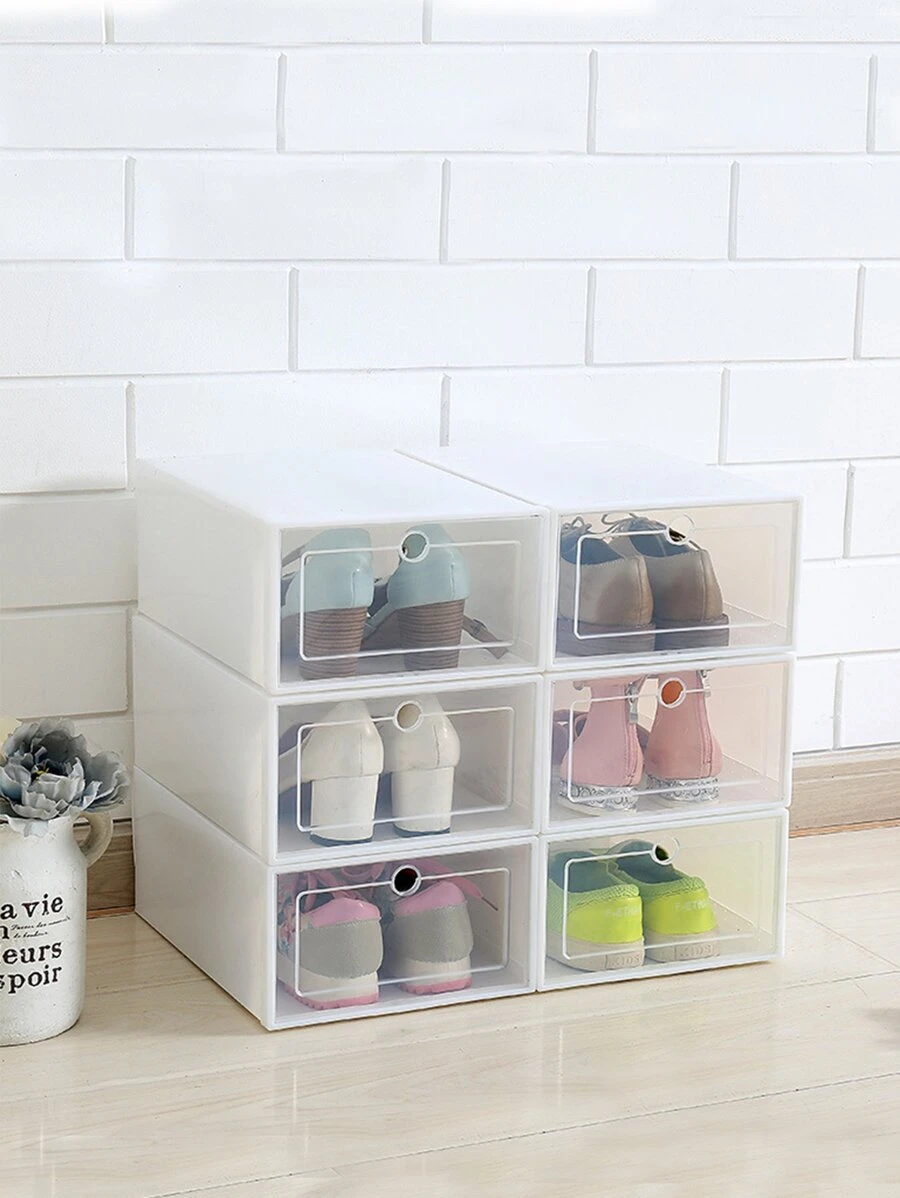 Shoe Storage Box 1pc - White - View 1