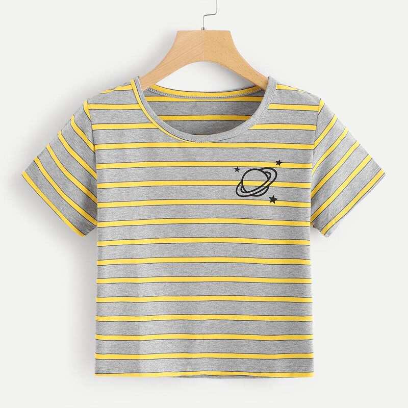 

Stripe Crop Top, Multicolor