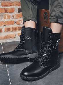 bottine homme mi mollet